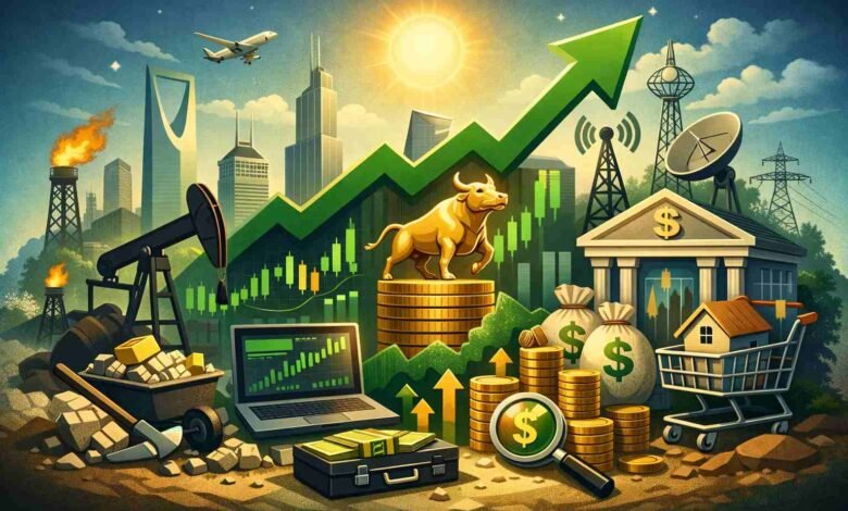 الأسهم السعودية الأكثر ارتفاعا