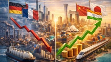 الأحداث الاقتصادية في أوروبا وآسيا